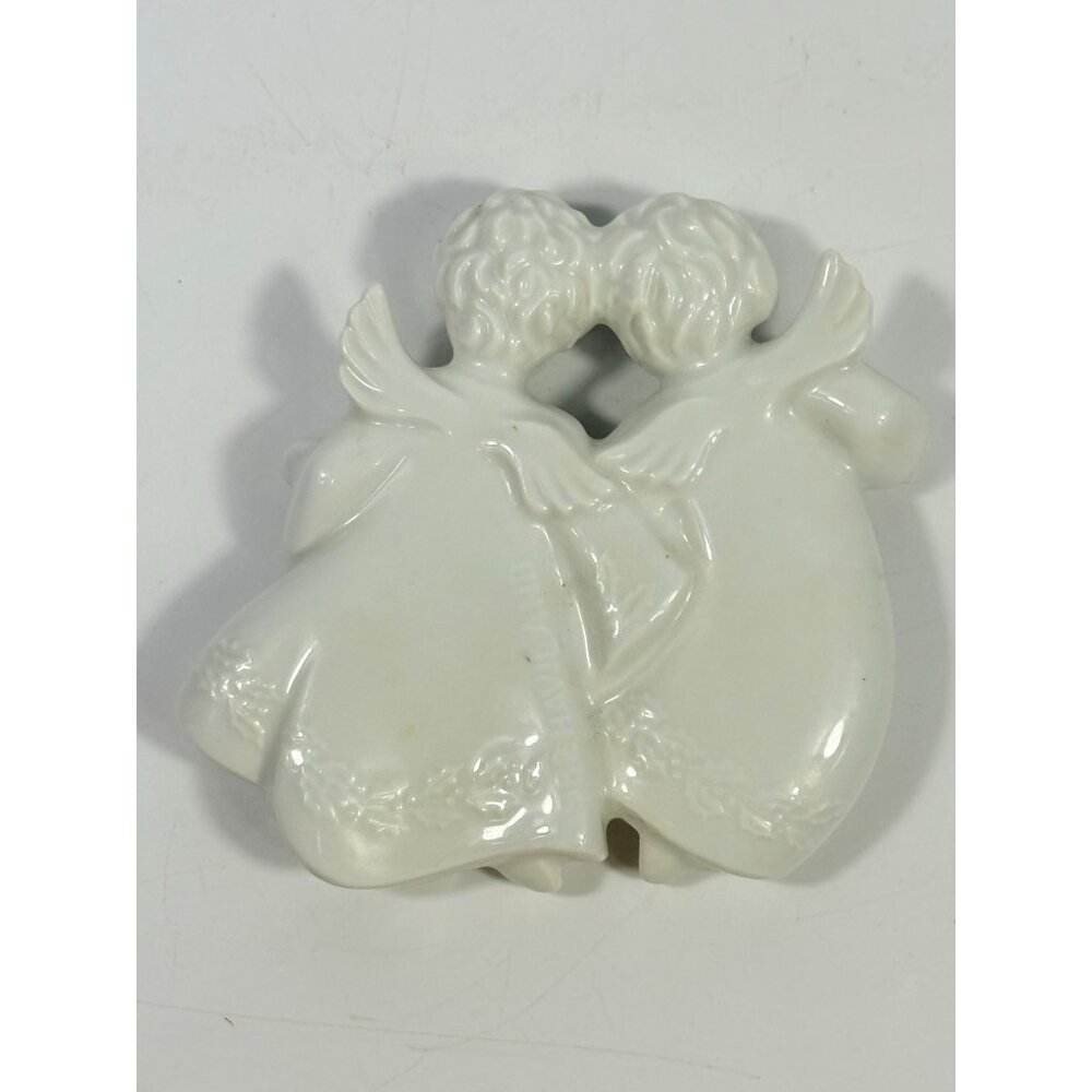 Christmas Tree Ornament Caroling Angels Haviland Limoges Signed France 1982 - Picture 6 of 16